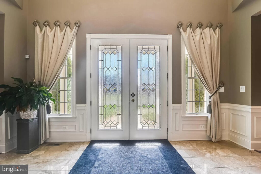 Interior Design of Entryway in Belmont Country Club