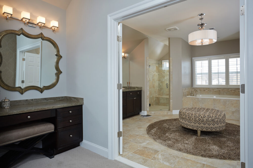 Interior Design Master Bathroom in Brambleton Virginia