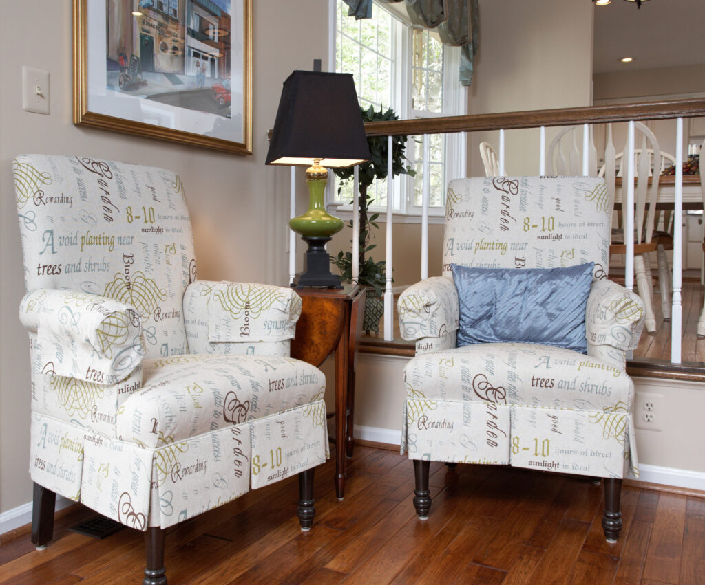 Interior Design for Traditional Residential Home in Clifton - Sitting Area