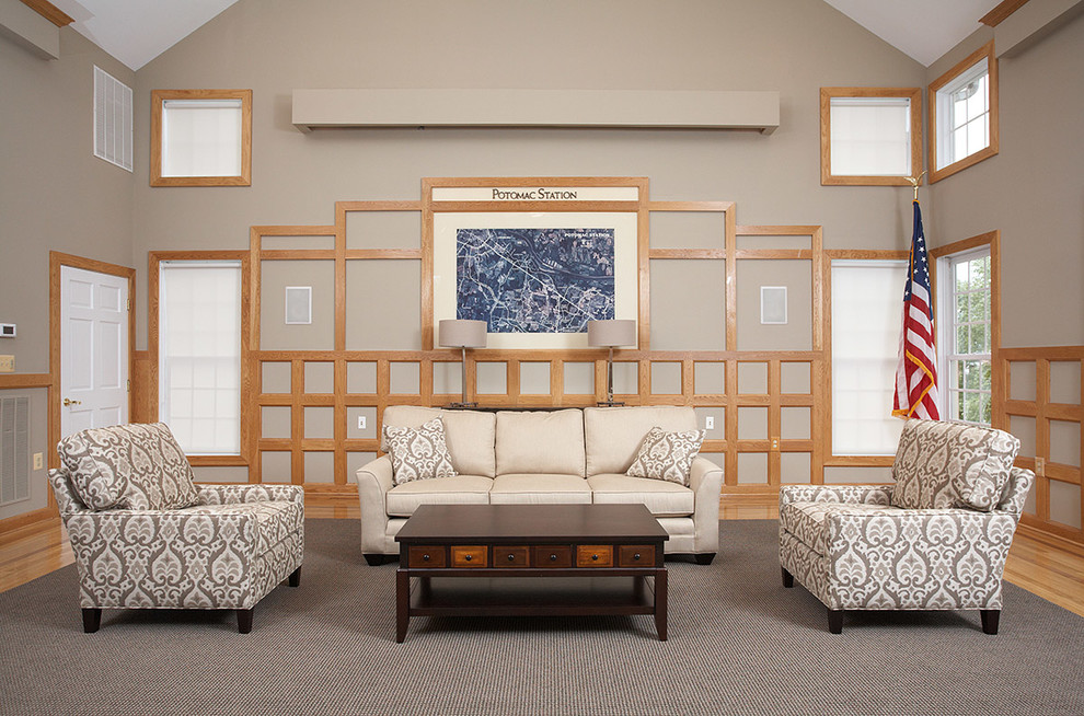 Interior Design for a Community Center in Leesburg Virginia Sitting Area