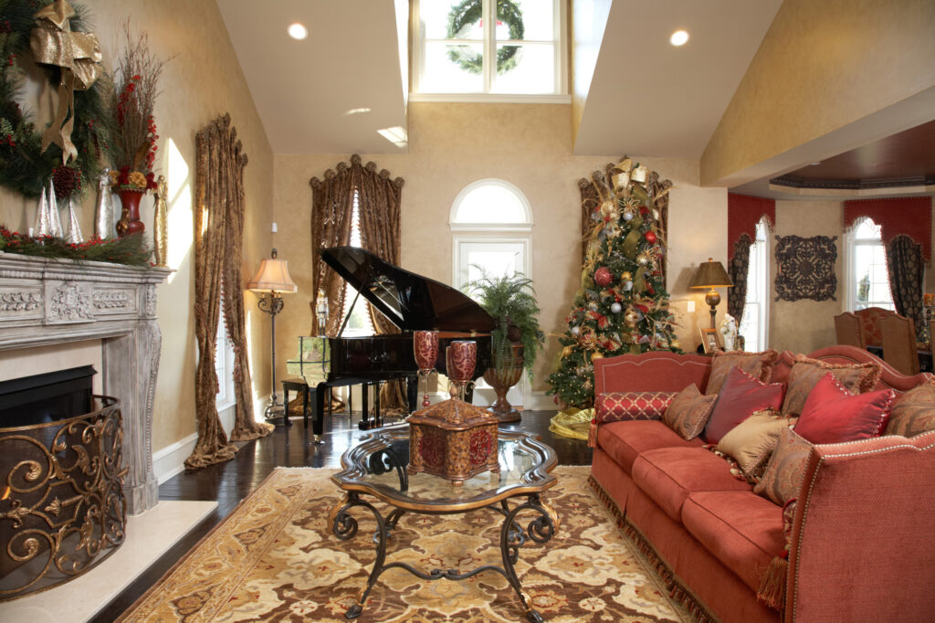 Interior Design - Christmas Decor in Living Room