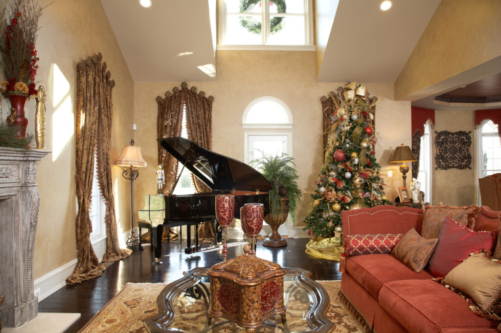 Interior Design - Christmas Decor in Living Room