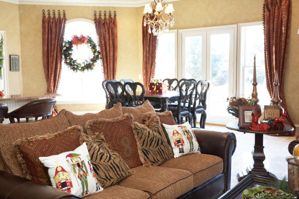 Interior Design - Christmas Decor in Living Room