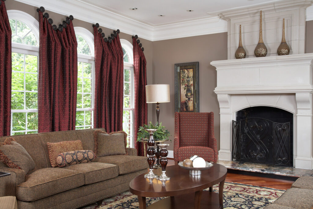 Interior Design of Living Room in McLean Virginia