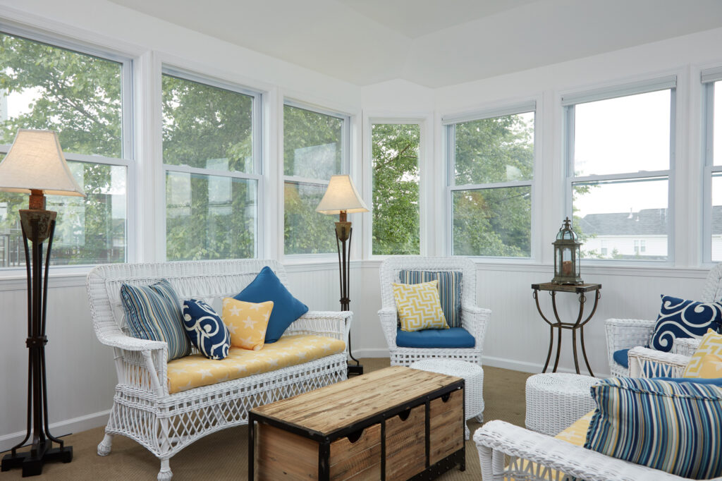 Redecorated Screened-In Porch Virginia